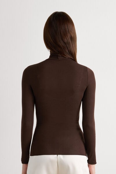Modal Cashmere Ultralight High-Neck Top