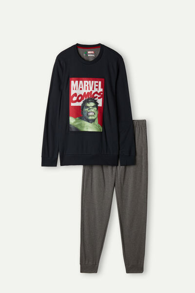 Hulk Full Length Pajamas in Cotton Interlock