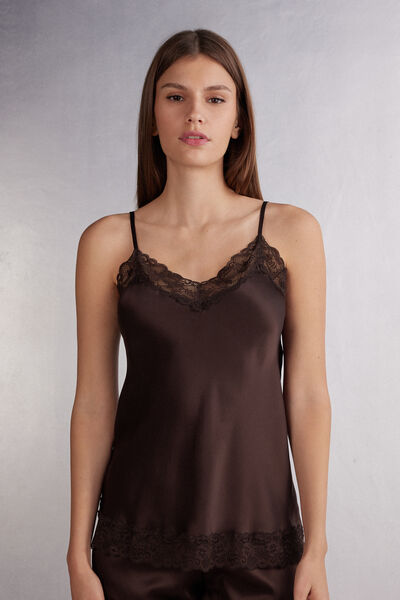 Lace and Silk Top