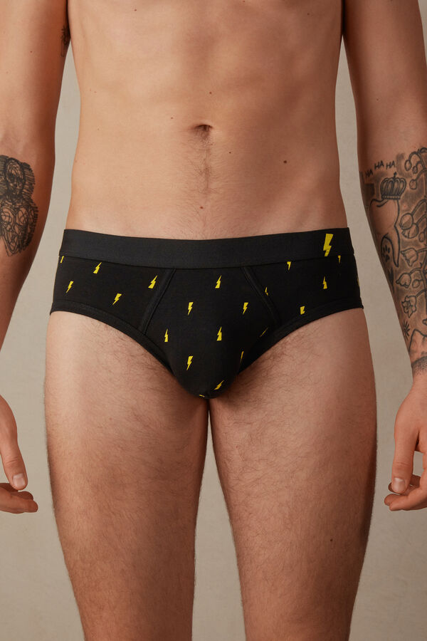 Stretch Supima® Cotton Lightning Bolt Briefs