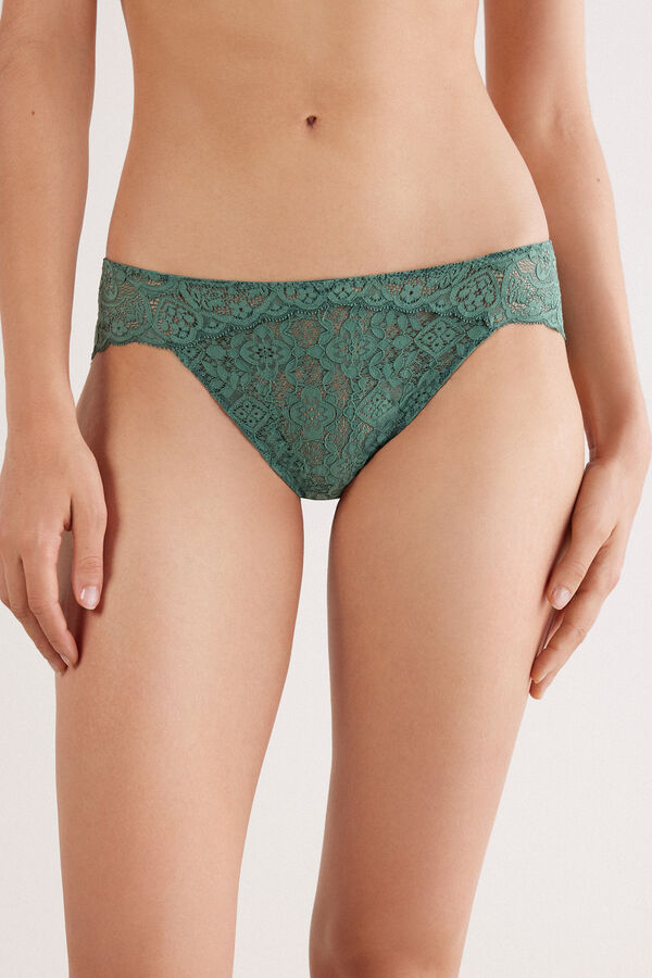 Low-Rise Lace Knickers