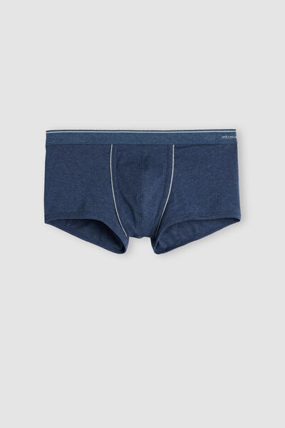 Superior Cotton Boxers with Exposed Elasticated Waistband