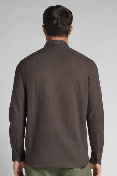 Chemise en lin et coton