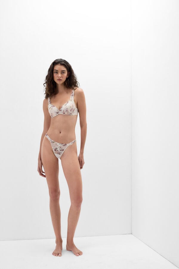 Reggiseno Super Push-up Gioia Stampa Pretty Flowers