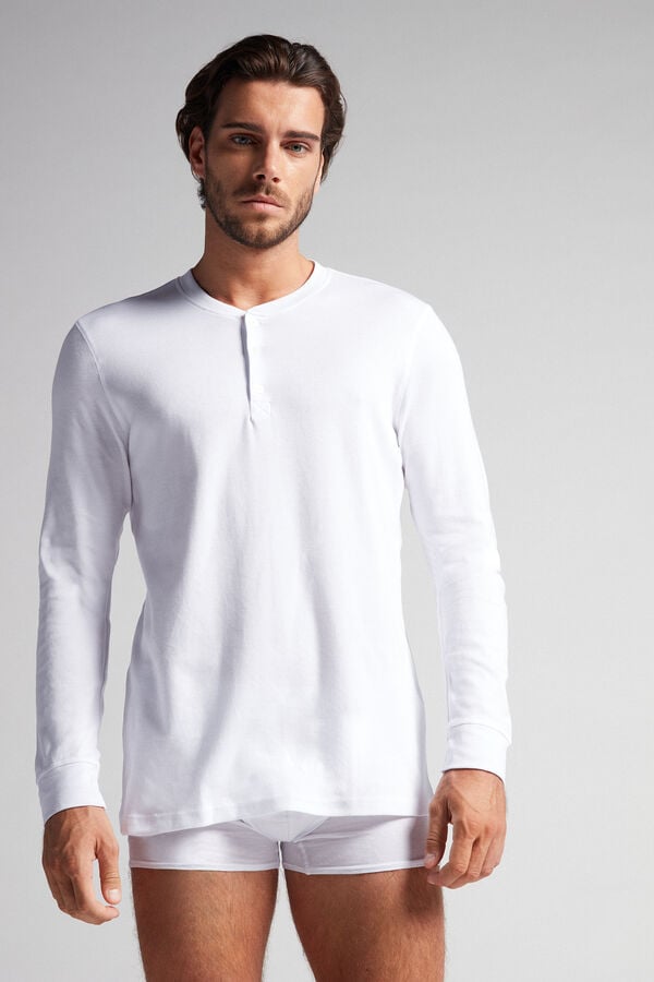 Long-Sleeved Cotton Top
