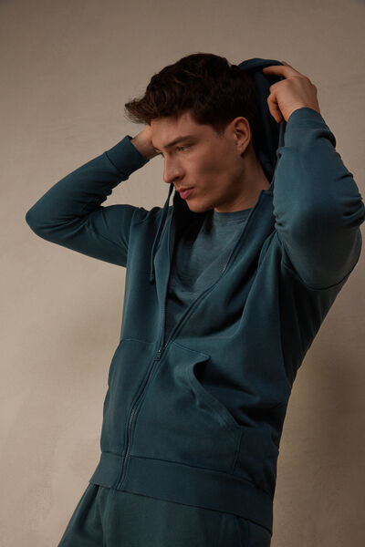 Washed Collection Zip-Up Sweatshirt