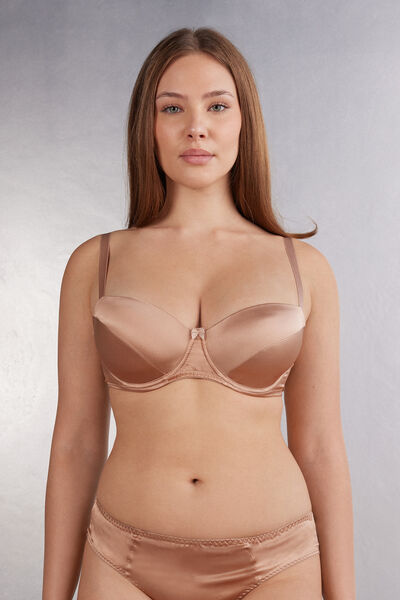 Sofia Natural Lift Balconette Bra in Silk