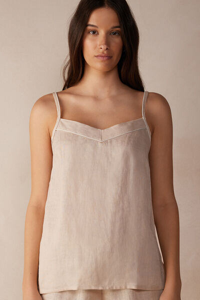 Yacht Night Linen Top