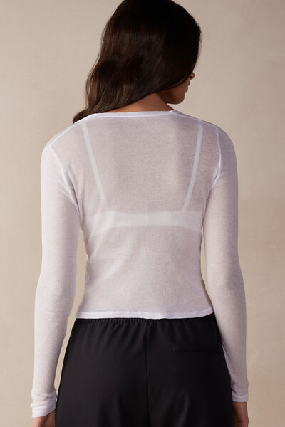 Gilet ouvert en Invisible Supima®