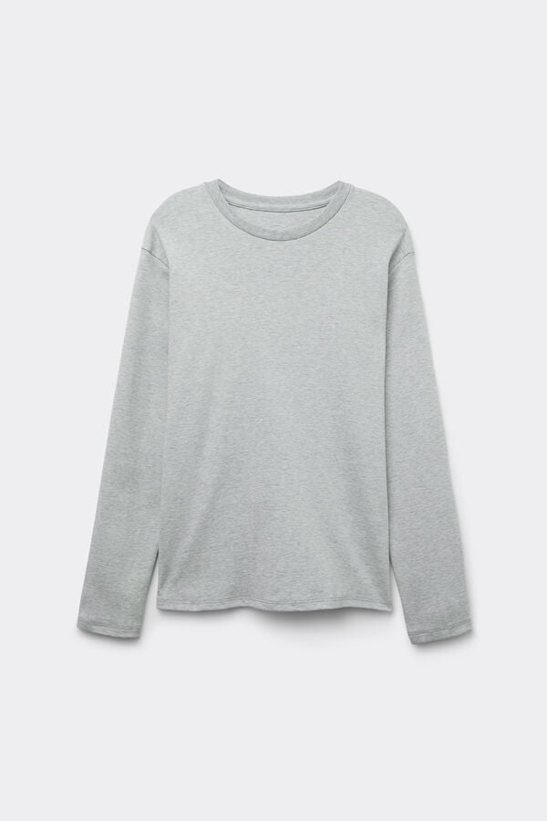 Long-Sleeved Cotton Top