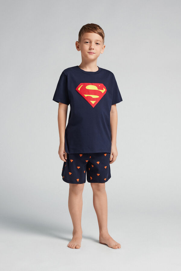 Chlapecké Krátké Bavlněné Pyžamo DC Comics Superman