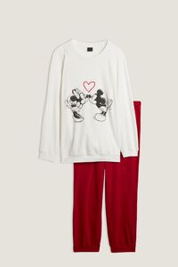 Mickey and Minnie Warm Cotton Pajamas