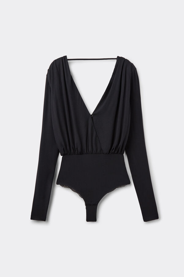 The Star of the Show Long-Sleeved Modal Bodysuit