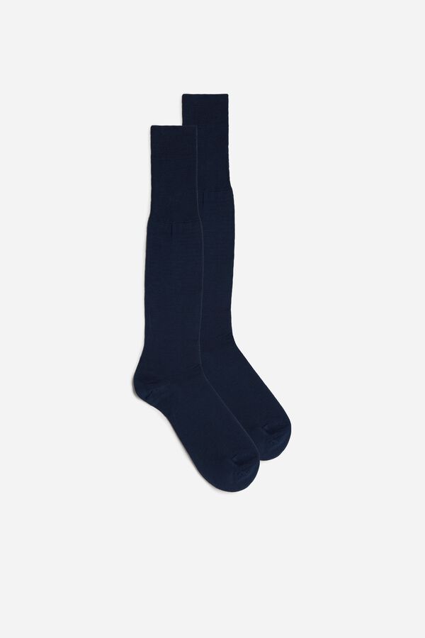 Long Extra-Fine Cotton Lisle Socks