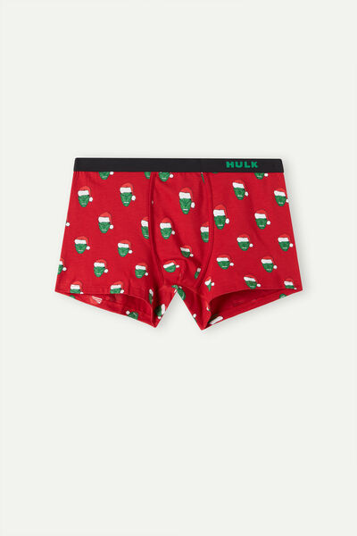 Marvel Hulk Christmas Boxers in Stretch Supima® Cotton