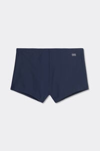 Plain Square-Cut Swim Trunks