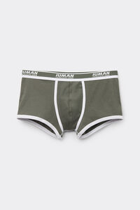 Boxer van Geribbeld Superior Katoen