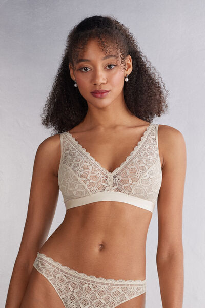 Soutien-gorge triangle en dentelle LARA