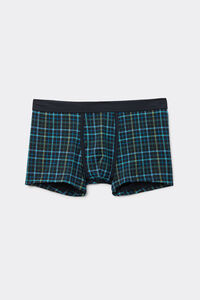 Boxer à Petits Carreaux en Coton Natural Fresh