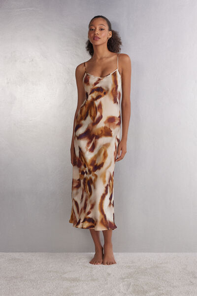 Nuisette longue en viscose SUN GOES DOWN