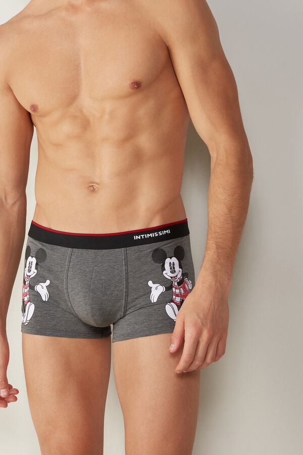 Mickey Print Boxers in Stretch Supima® Cotton