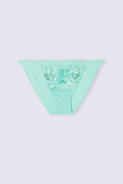 Emerald Flower String Panties