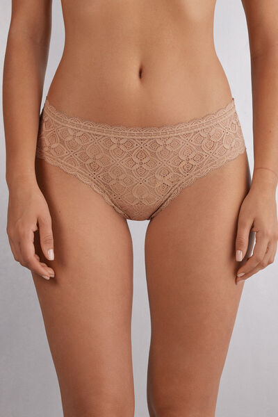 Shorty tanga en dentelle