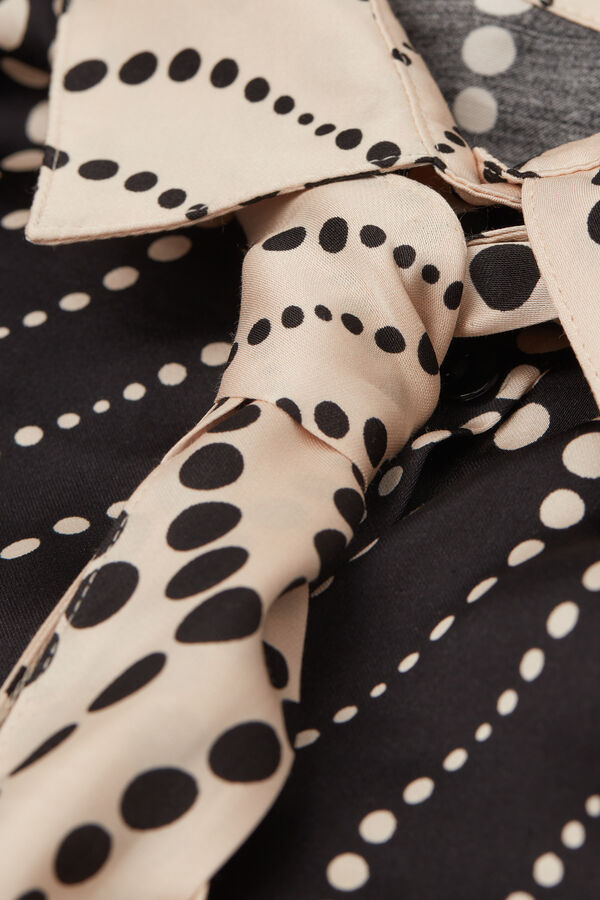 Camicia in Raso di Viscosa Cool Elegance