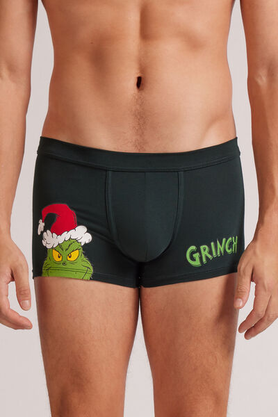 Μποξεράκι από Βαμβακερό Ύφασμα Superior με Print The Grinch Dr Seuss™