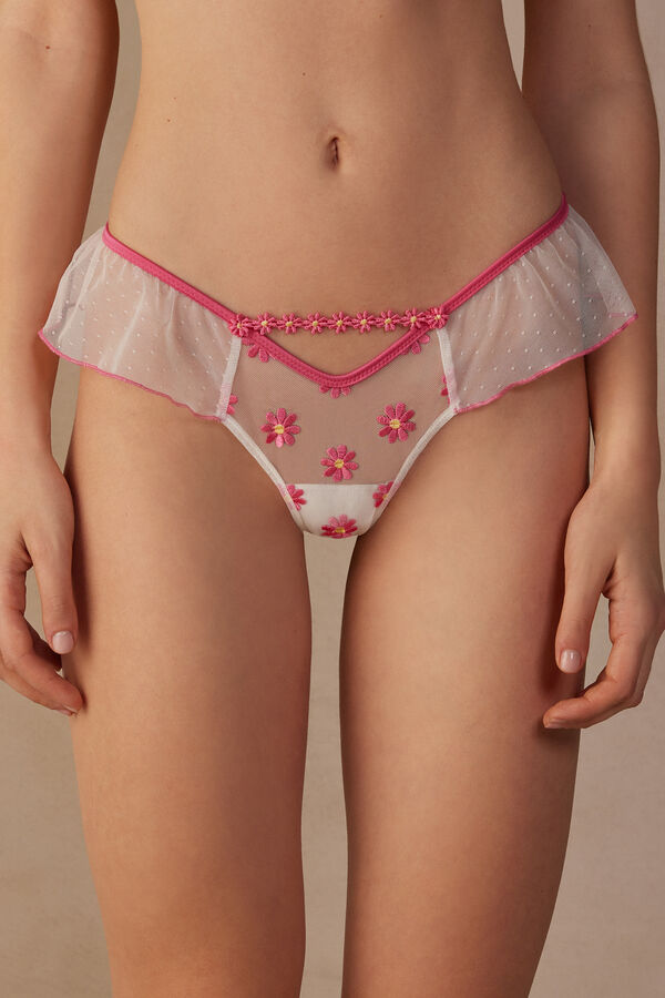 Sweet Like Daisies 80s-Style Brazilian Briefs