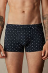 Dotted Boxers in Stretch Supima® Cotton