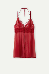 Loosen Heartstrings Lace and Tulle Babydoll