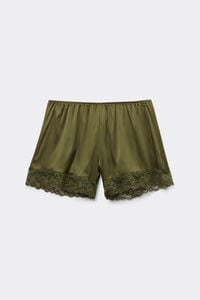 Seidenshorts mit Spitze