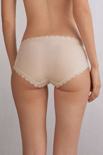 Lace and Microfibre Knickers
