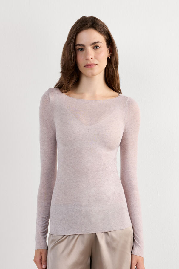 Boat Neck Modal Cashmere Ultralight Jumper