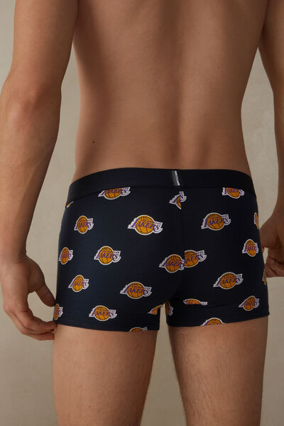 Bokserki z Elastycznej Bawełny Supima® z Nadrukiem Logo Lakers