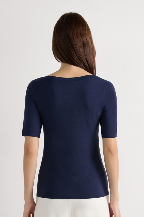 Shirt mit U-Boot-Ausschnitt aus Fresh Bamboo