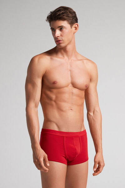 Stretch Supima® Cotton Boxer Shorts with Logo Detail