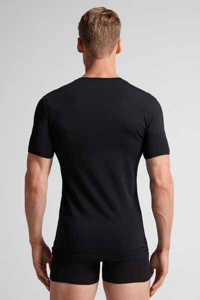 T-shirt in Cotone Superior Elasticizzato