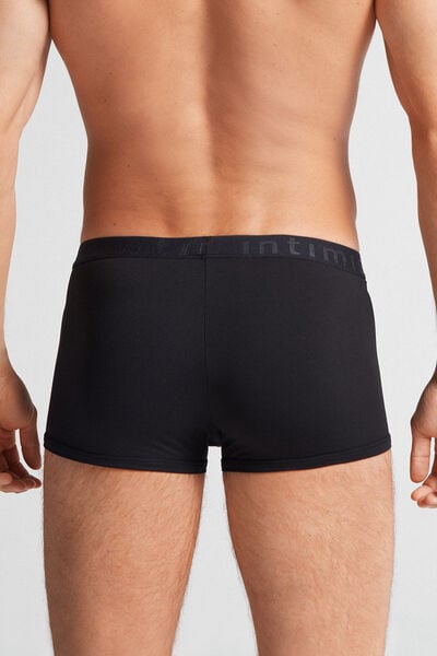 Boxer homme en microfibre avec logo