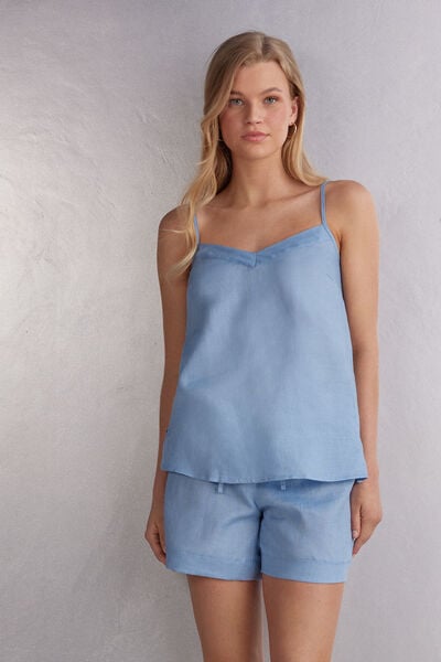 Top ze Lněného Plátna The Pure Linen