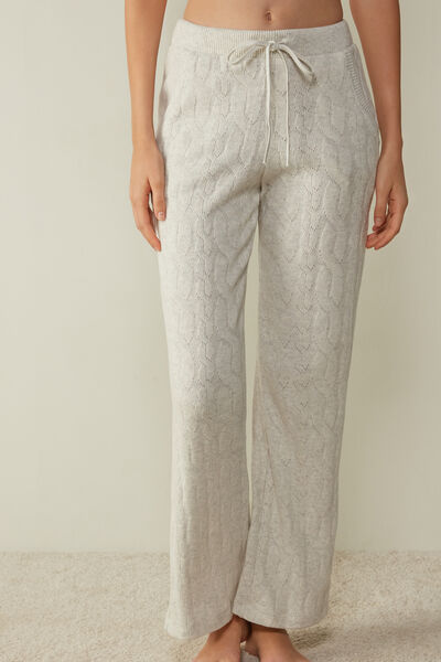 Love Knite Cable-Knite Palazzo Trousers