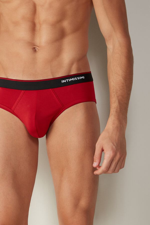 Mickey Christmas Print Underwear in Stretch Supima® Cotton