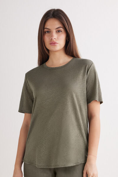 Maglia Manica Corta in Lino