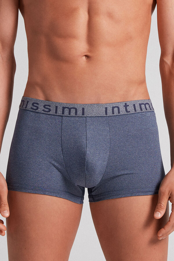 Boxershort van microfiber met logo