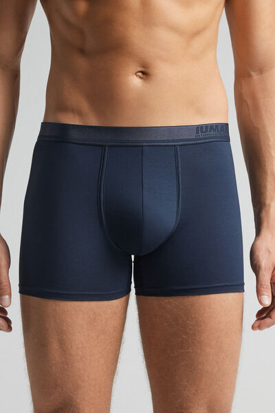Logolu Premium Merserize Pamuklu Boxer