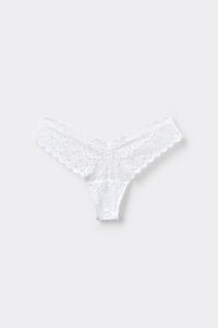 80s-Style Lace Brazilian Briefs