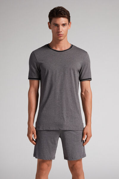 Cropped Basic Supima® Cotton Pyjamas