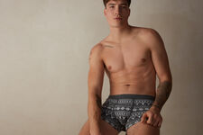 Norwegian Pattern Boxers in Stretch Supima® Cotton
