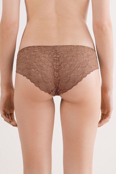 Culotte en Dentelle à Taille Basse